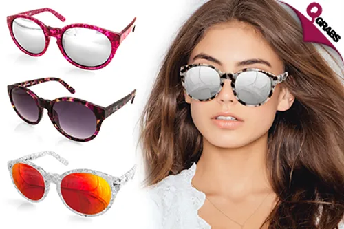 For QR195 Handle the Sun with AQS Daisy Sunglasses - Choose from 14 Stylish Designs! (QR1074 Value)